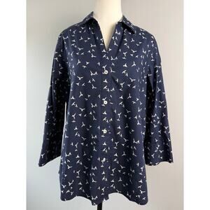 Foxcroft Large Button Up Blouse